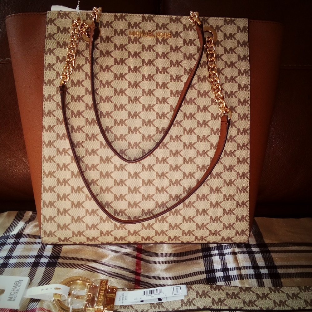 MK Hand Bag and MK Belt
